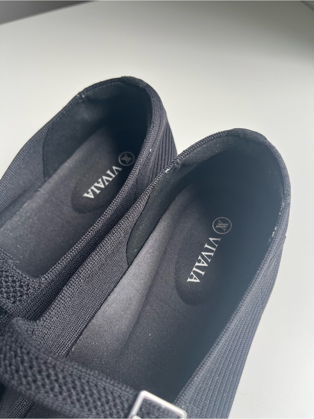Vivaia WIDE Margot Mary Jane Square Toe Shoes Black 43 W / US 11 Wide - Picture 3 of 8